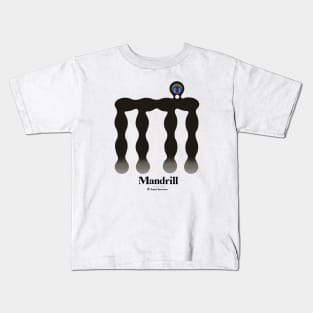 Bold monkey print "Mandrill" Kids T-Shirt